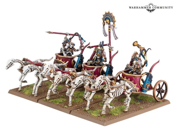 Warhammer The Old World: Tomb Kings of Khemri - Skeleton Chariots